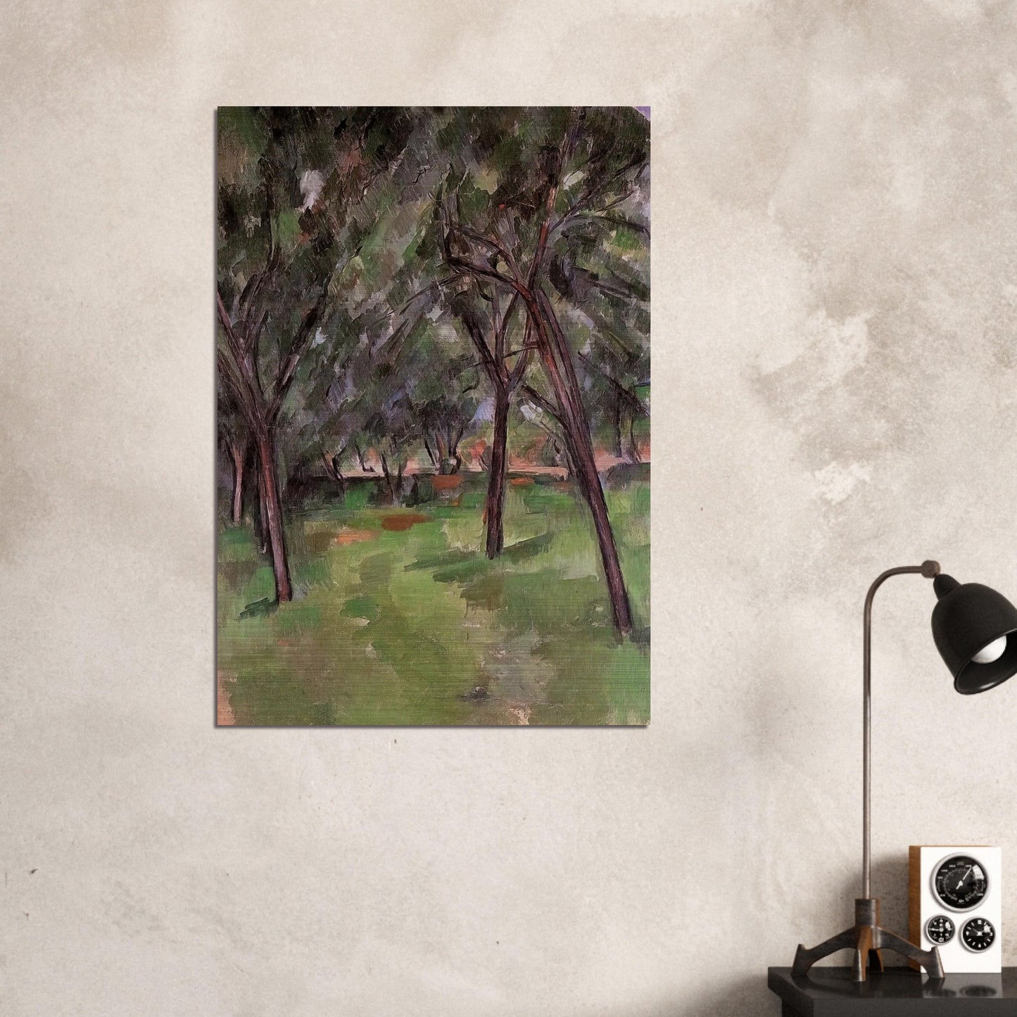 A Close - Paul Cézanne Brushed Aluminum Print - 70x100 cm / 28x40 inches | Paul Cézanne Aluminum Print | Paul Cézanne Prints