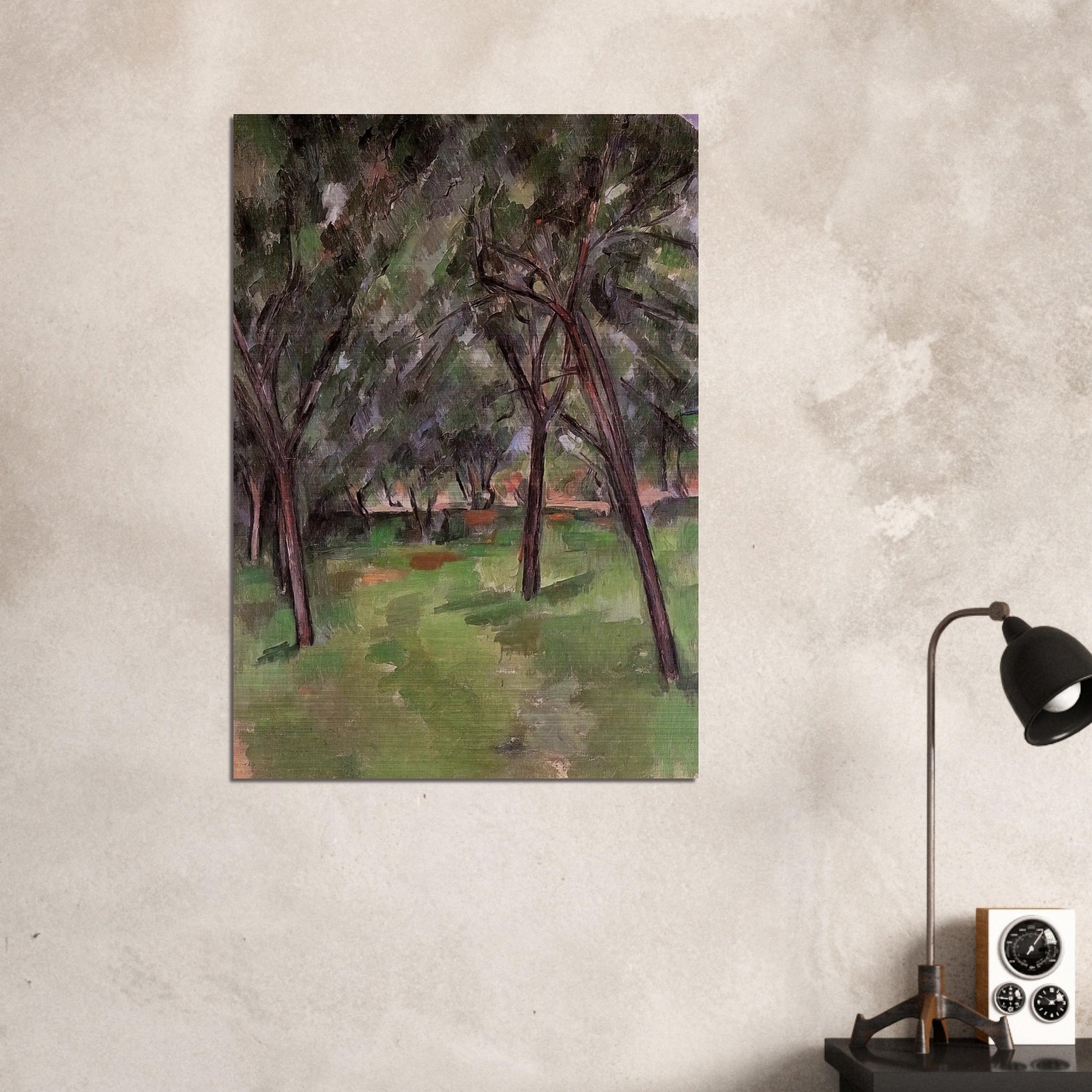 A Close - Paul Cézanne Brushed Aluminum Print - 70x100 cm / 28x40 inches | Paul Cézanne Aluminum Print | Paul Cézanne Prints