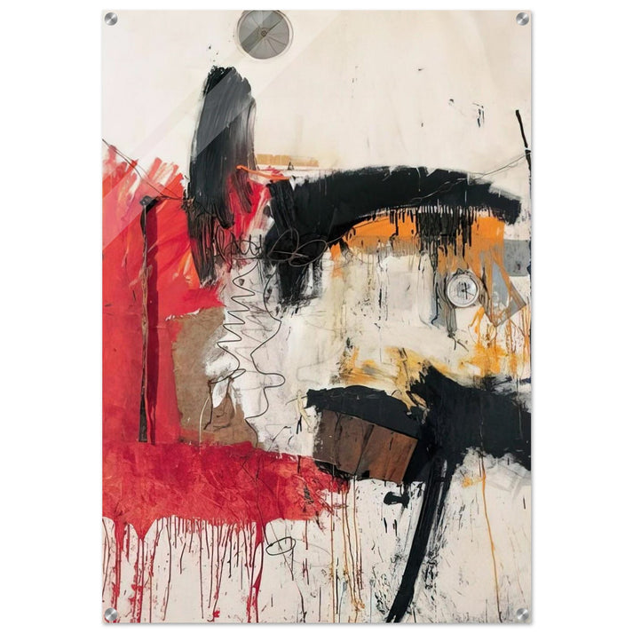 FIRST TIME PAINTING 1961 - Robert Rauschenberg Acrylic Print - 70x100 cm / 28x40″ inches