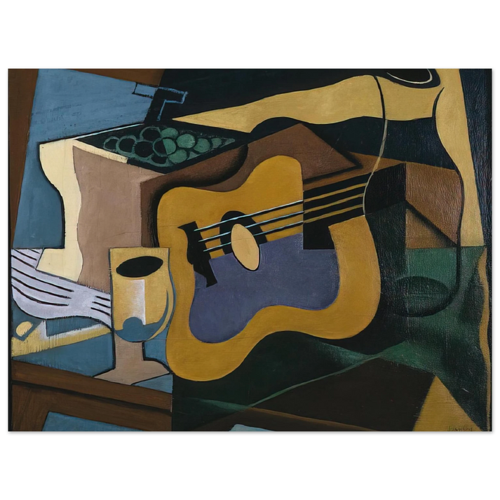 Juan Gris - STILL LIFE WITH GUITAR 1920  75x100 cm / 30x40inches Fine Art Poster