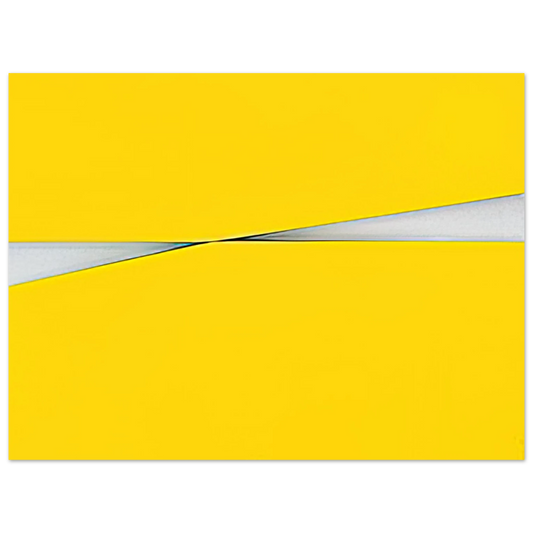 Carmen Herrera - Amarillo - 1971  75x100 cm / 30x40inches Fine Art Poster