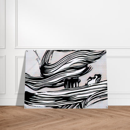 BRUSHSTROKES 1968 - Roy Lichtenstein Acrylic Print - 70x100 cm / 28x40″ inches