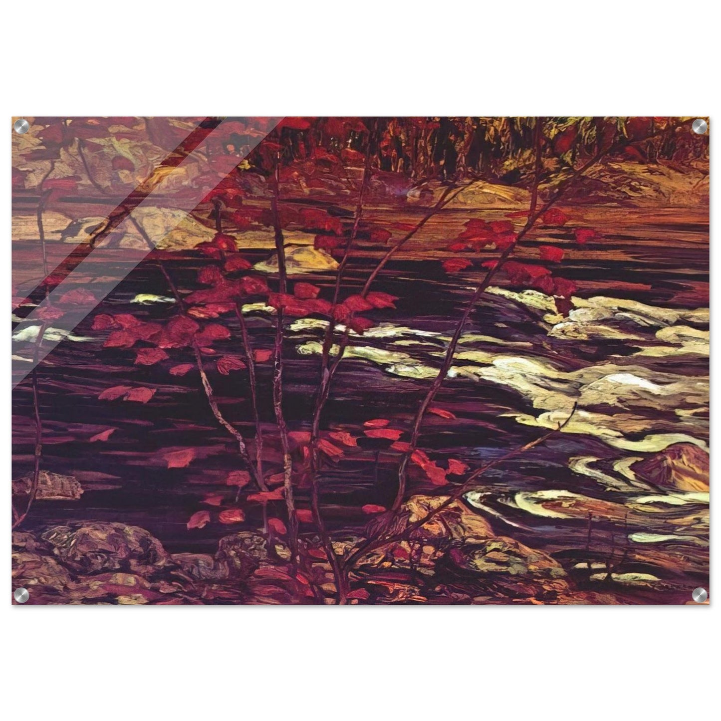 The Red Maple - 1914 - A.Y. Jackson Acrylic Print - 70x100 cm / 28x40″ inches