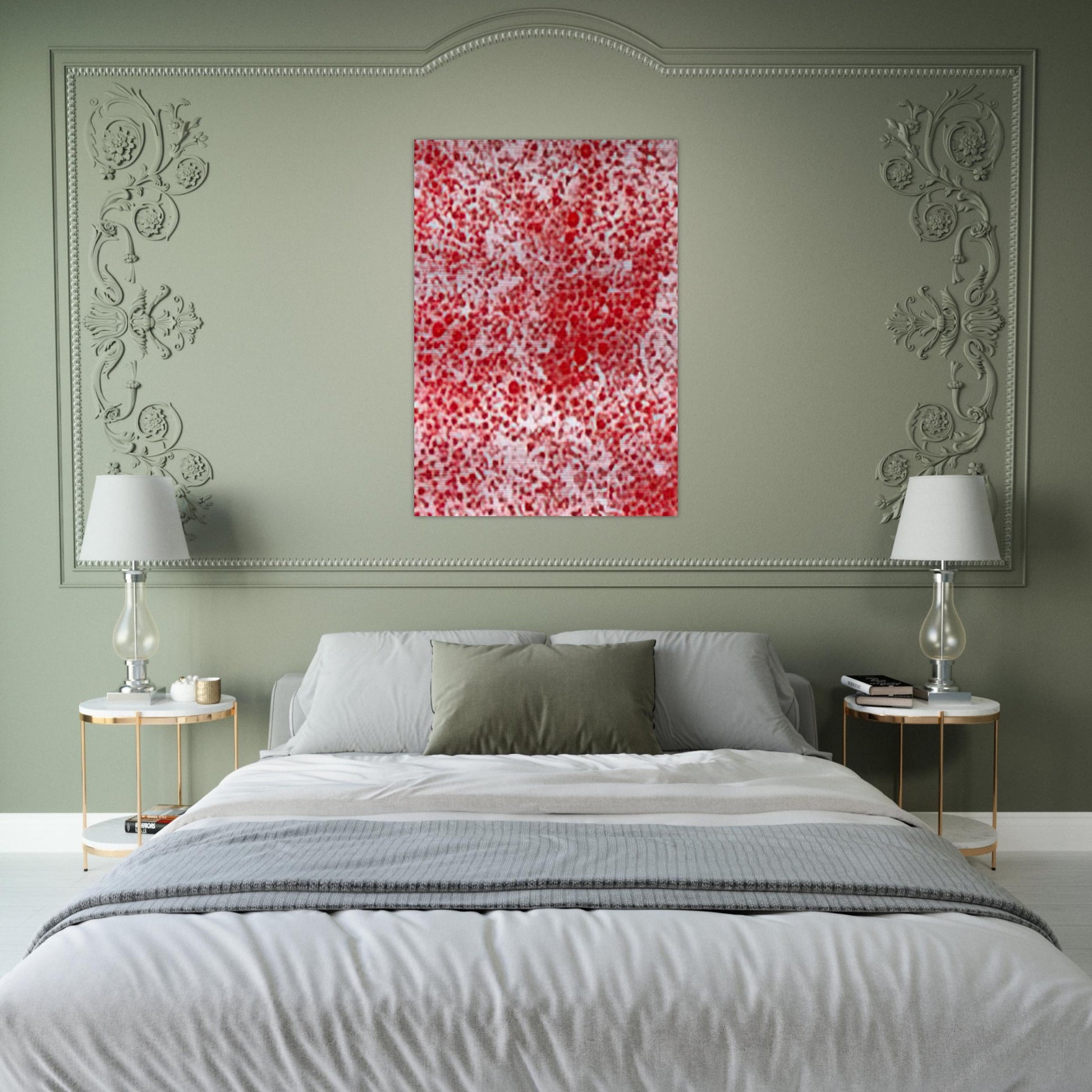 BEYOND THE END OF THE CENTURY 1987 - Yayoi Kusama Brushed Aluminum Print - 70x100 cm / 28x40 inches | Yayoi Kusama Aluminum Print | Yayoi Kusama Prints