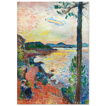THE GULF OF SAINT TROPEZ 1904 - Henri Matisse Brushed Aluminum Print - 70x100 cm / 28x40 inches | Henri Matisse Aluminum Print | Henri Matisse Prints