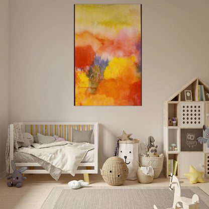 Abundance In The Garden - 1992 - Ronnie Landfield Art Prints - 100x150 cm / 40x60″ inches | Ronnie Landfield Poster | Ronnie Landfield Prints