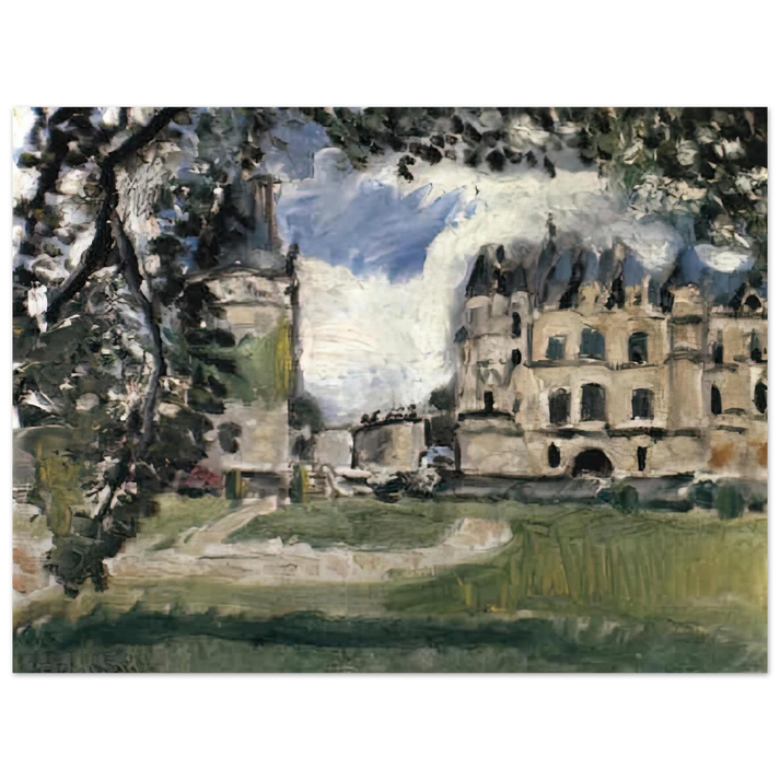 Henri Matisse - CHATEAU DE CHENONCEAUX 1917  75x100 cm / 30x40inches Fine Art Poster