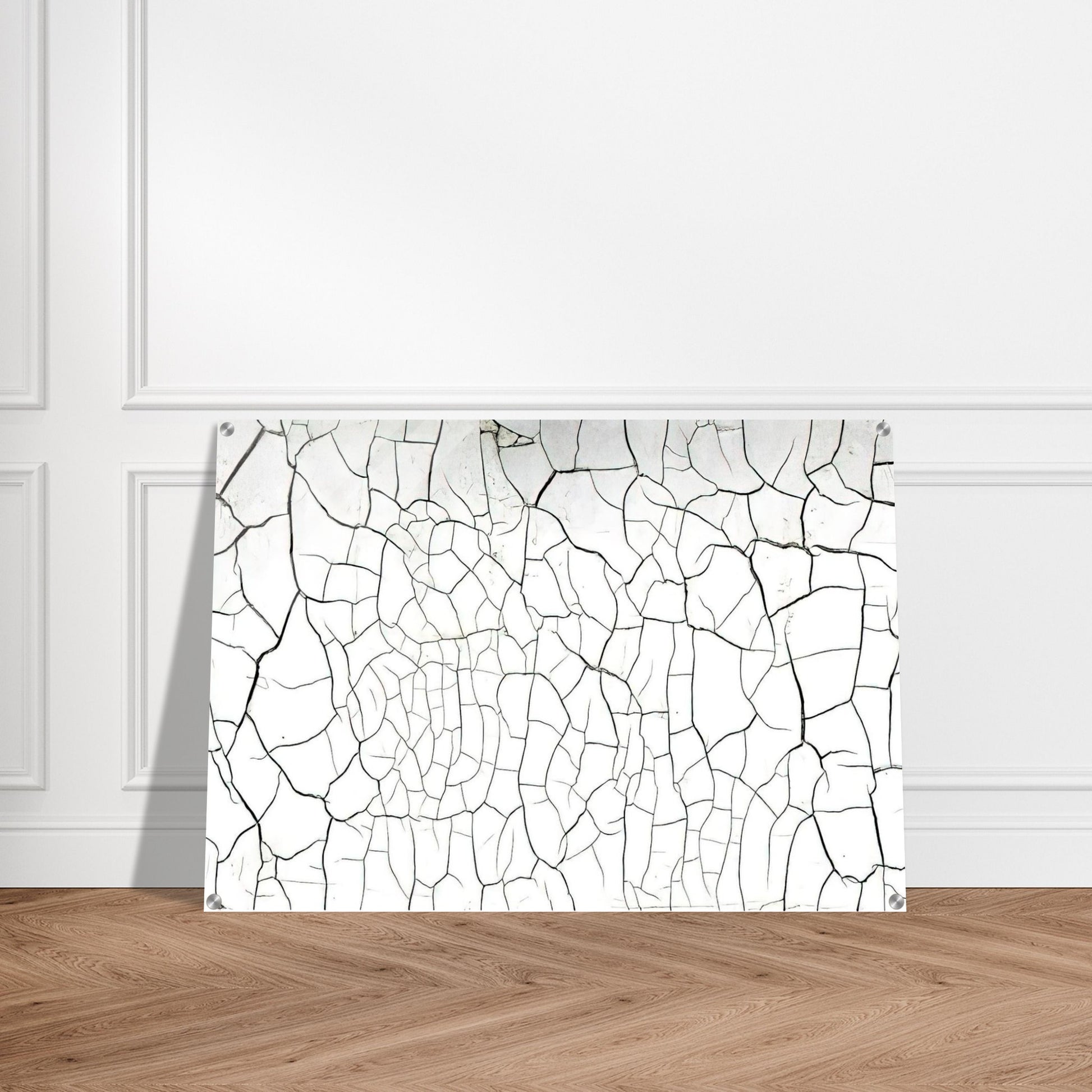 White Cretto - 1975 - Alberto Burri Acrylic Print - 70x100 cm / 28x40″ inches
