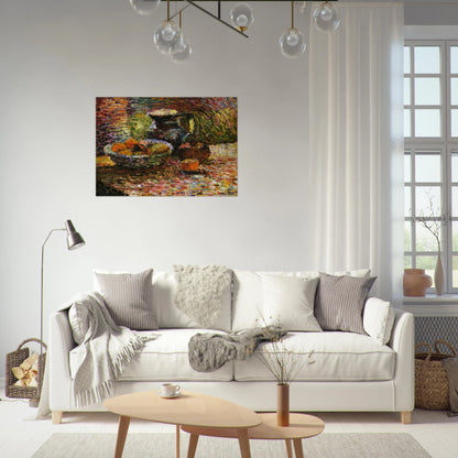 STILL LIFE WITH PITCHER AND FRUIT - Henri Matisse Brushed Aluminum Print - 70x100 cm / 28x40 inches | Henri Matisse Aluminum Print | Henri Matisse Prints