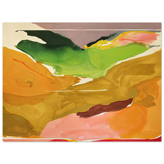 Helen Frankenthaler - Nature Abhors a Vacuum, 1973- Wall Art - 21x29.7 cm / 8x12" - Fine Art Poster-canvas - -