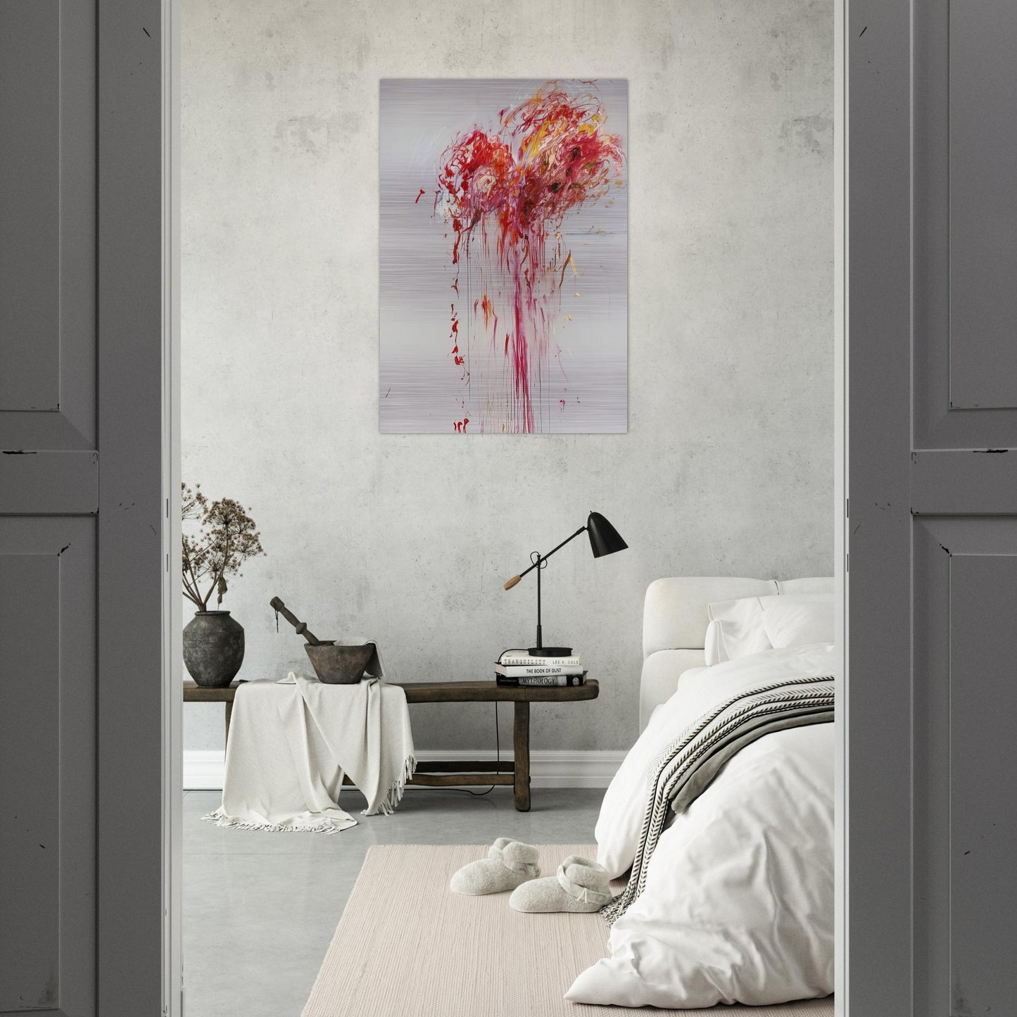 Nine Discourses on Commodus, Part VIII - Cy Twombly Brushed Aluminum Print - 70x100 cm / 28x40 inches | Cy Twombly Aluminum Print | Cy Twombly Prints