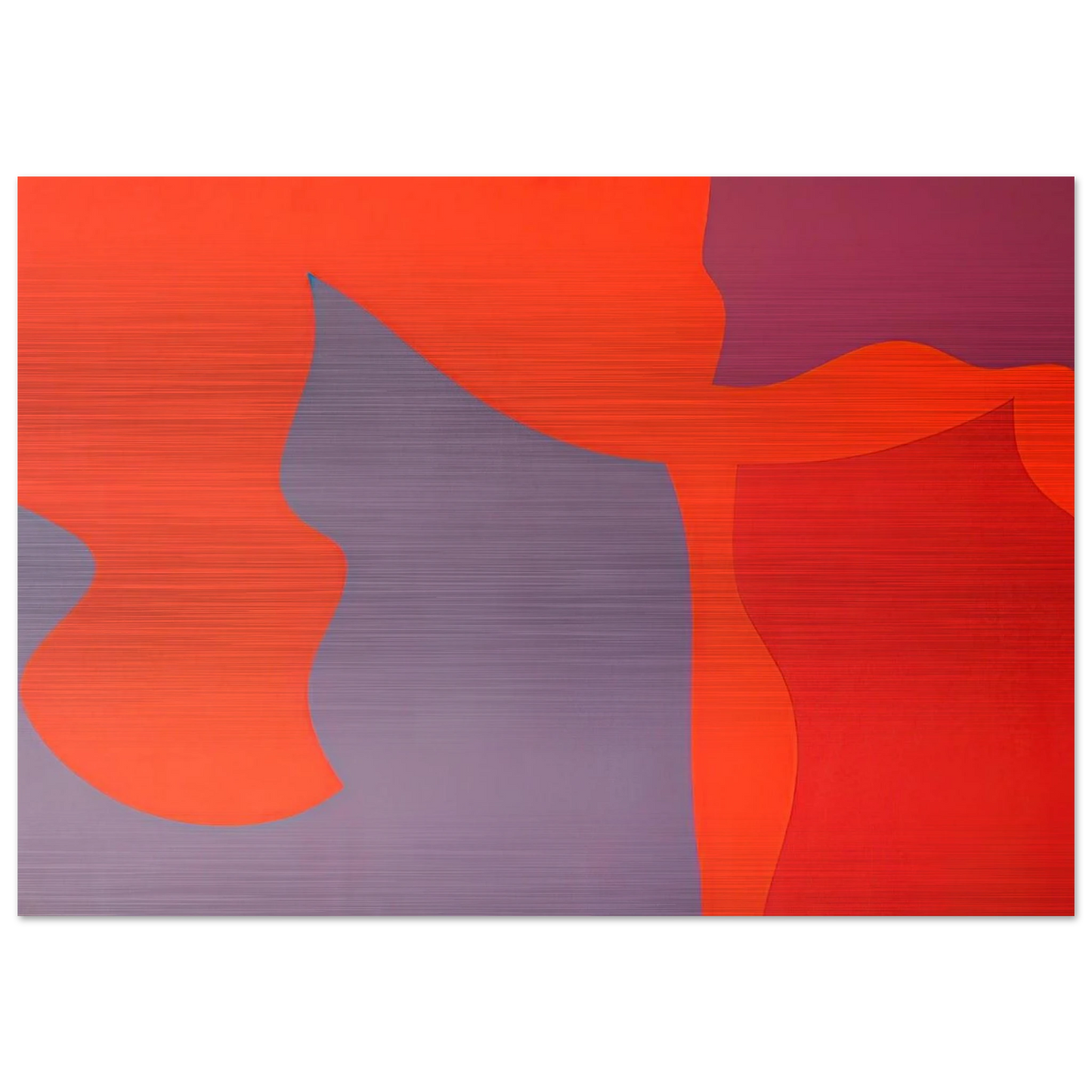 Passage-‚rosion - Fernand Leduc Brushed Aluminum Print - 70x100 cm / 28x40 inches | Fernand Leduc Aluminum Print | Fernand Leduc Prints