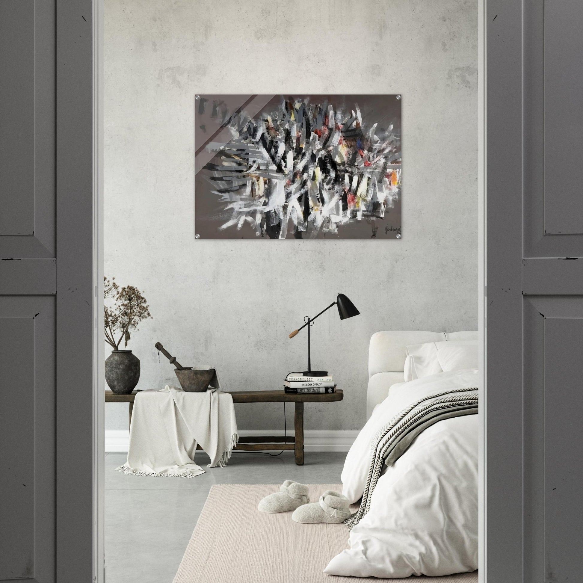 Figure II - 2002 - Robert Goodnough Acrylic Print - 70x100 cm / 28x40″ inches