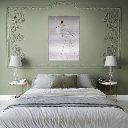 UNTITLED 1934 - Alexander Calder Brushed Aluminum Print - 70x100 cm / 28x40 inches | Alexander Calder Aluminum Print | Alexander Calder Prints