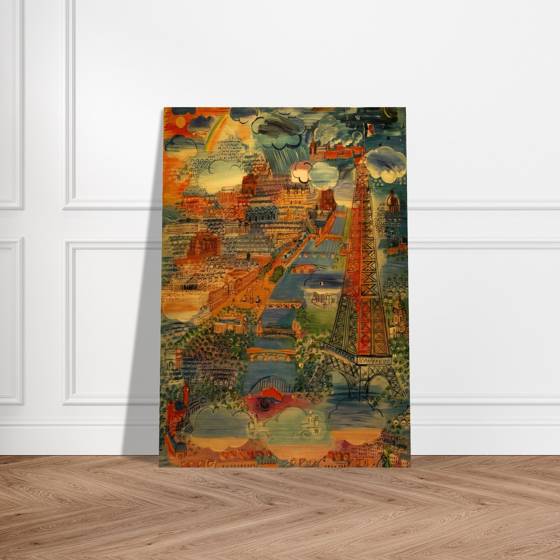 PARIS 1934 - Raoul Dufy Brushed Aluminum Print - 70x100 cm / 28x40 inches | Raoul Dufy Aluminum Print | Raoul Dufy Prints
