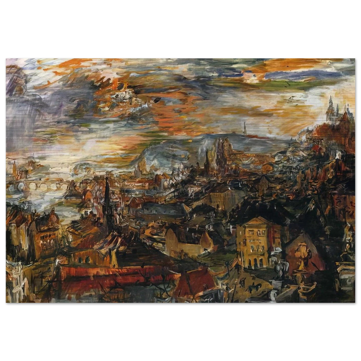 NOT_DETECTED_235890 - OSKAR KOKOSCHKA Brushed Aluminum Print - 70x100 cm / 28x40 inches | OSKAR KOKOSCHKA Aluminum Print | OSKAR KOKOSCHKA Prints