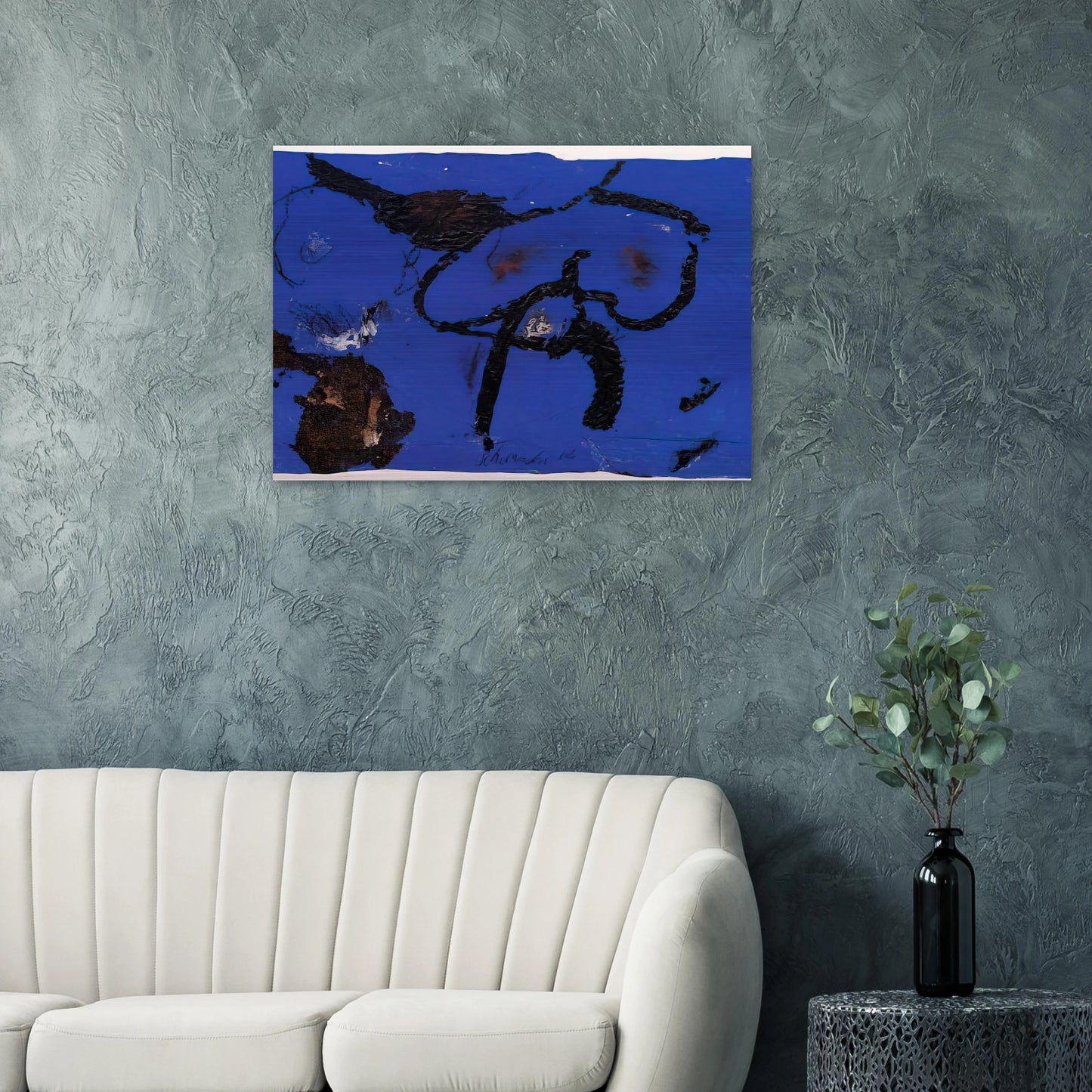 G-3 - 1982 - Emil Schumacher Brushed Aluminum Print - 70x100 cm / 28x40 inches | Emil Schumacher Aluminum Print | Emil Schumacher Prints