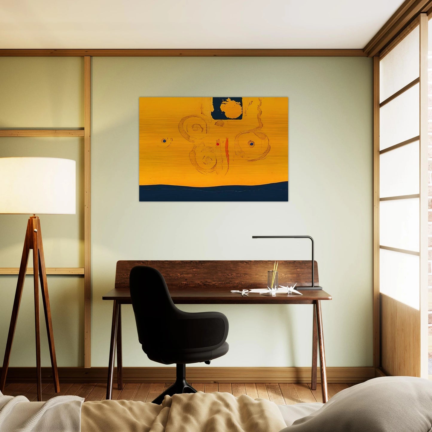 Plaza Real - 1988 - Helen Frankenthaler Brushed Aluminum Print - 70x100 cm / 28x40 inches | Helen Frankenthaler Aluminum Print | Helen Frankenthaler Prints