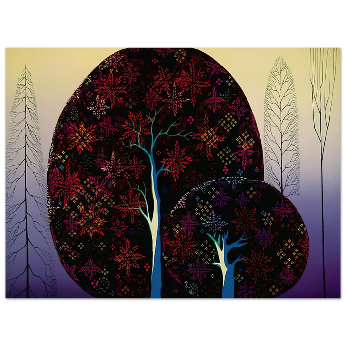 Eyvind Earle - A Tree Poem  75x100 cm / 30x40inches Fine Art Poster