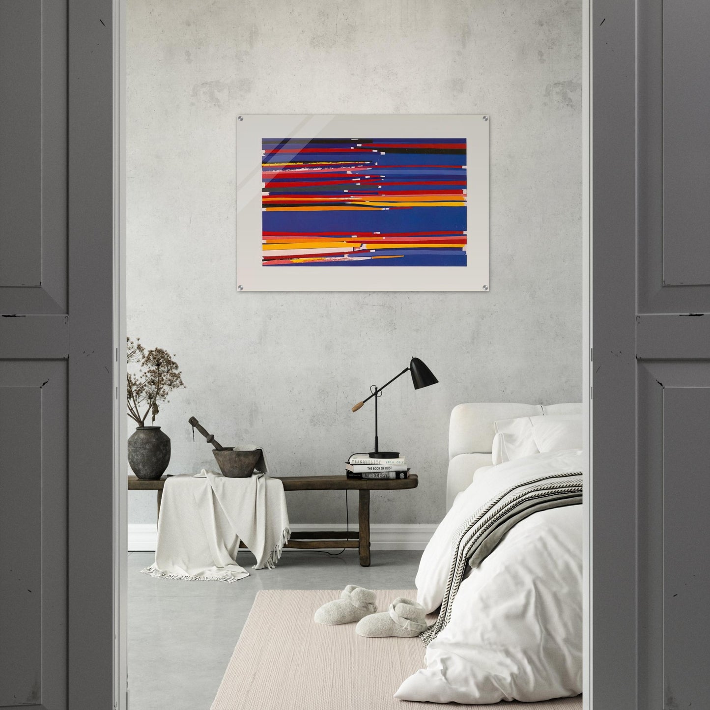 Untitled - 1978 - Piero Dorazio Acrylic Print - 70x100 cm / 28x40″ inches