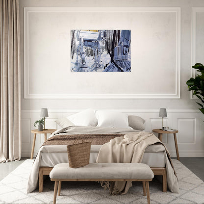 Syd Mead - Syd Mead Acrylic Print - 70x100 cm / 28x40″ inches