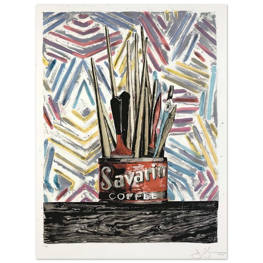 Jasper Johns - SAVARIN ULAE 183  75x100 cm / 30x40inches Fine Art Poster