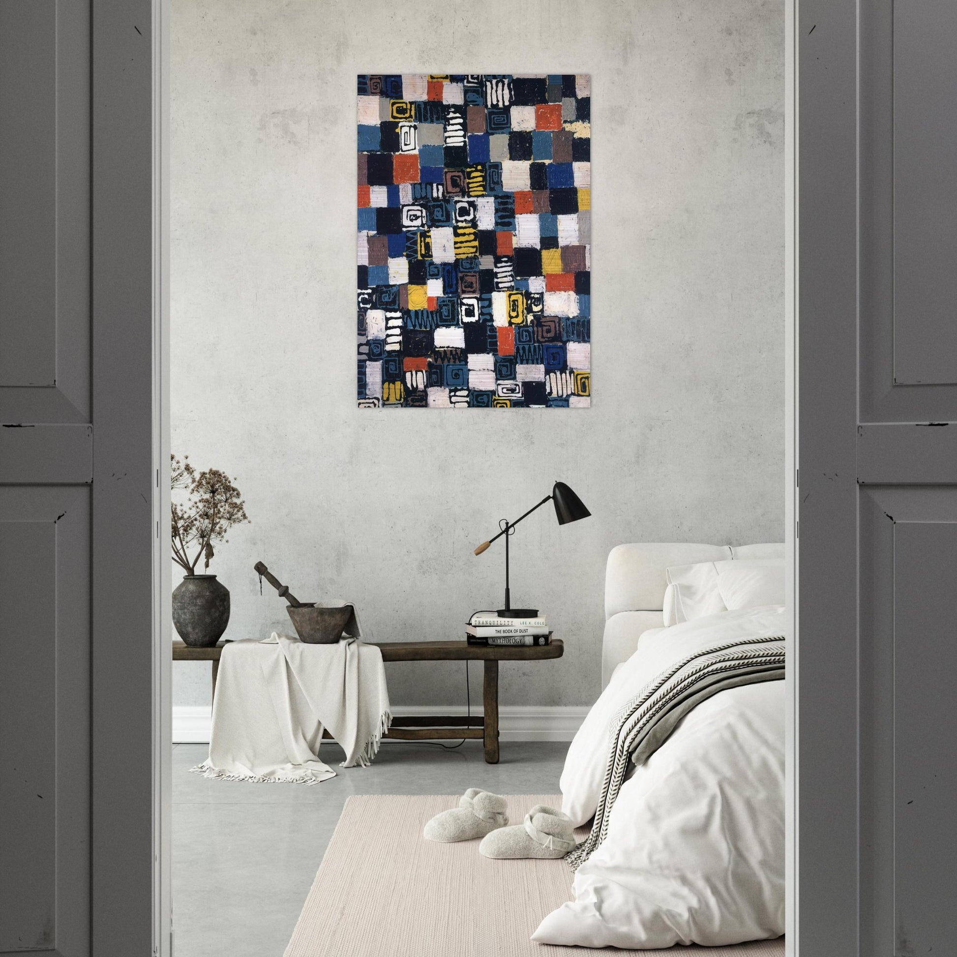 Untitled from Little Image series - Lee Krasner Brushed Aluminum Print - 70x100 cm / 28x40 inches | Lee Krasner Aluminum Print | Lee Krasner Prints