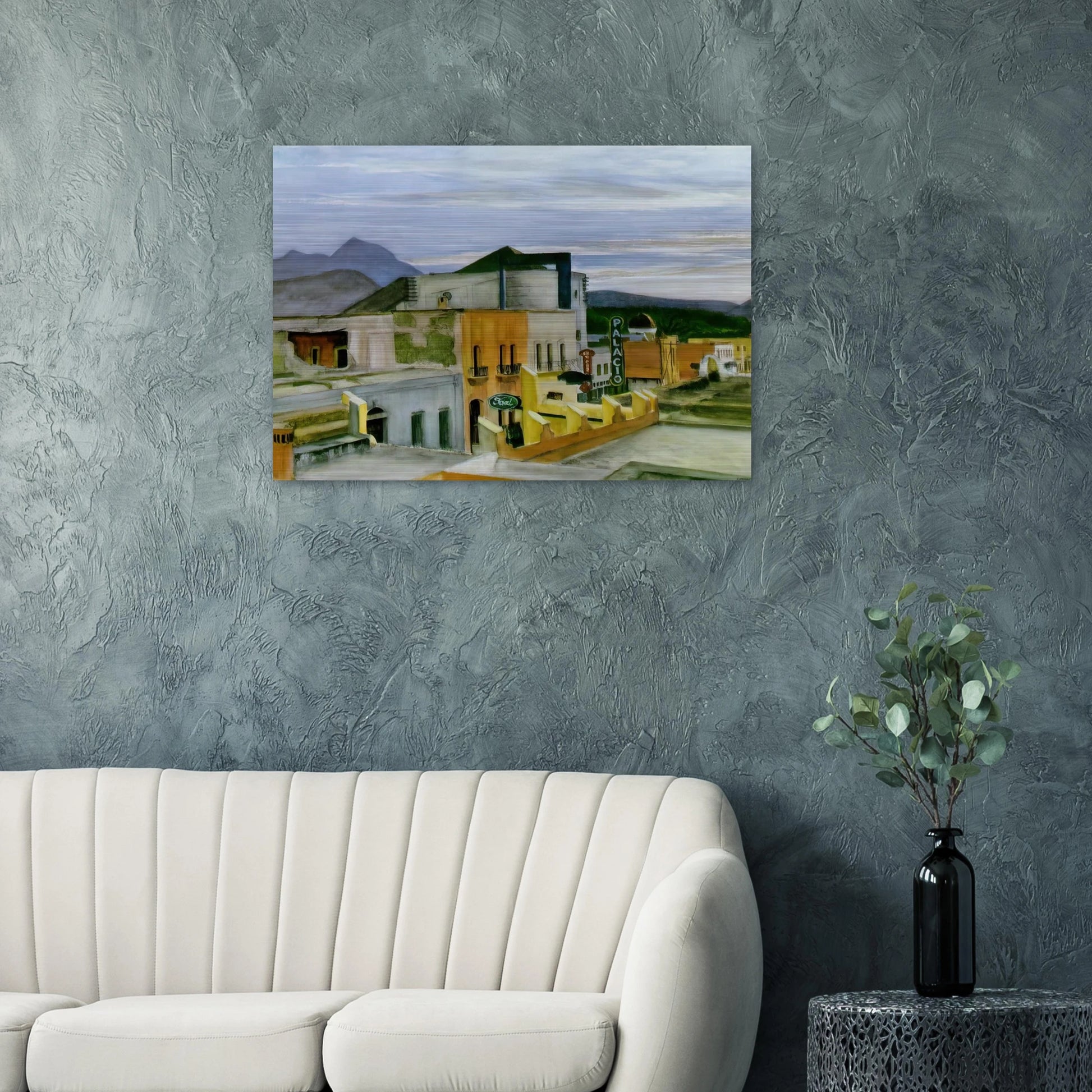 El Palacio - Edward Hopper Brushed Aluminum Print - 70x100 cm / 28x40 inches | Edward Hopper Aluminum Print | Edward Hopper Prints