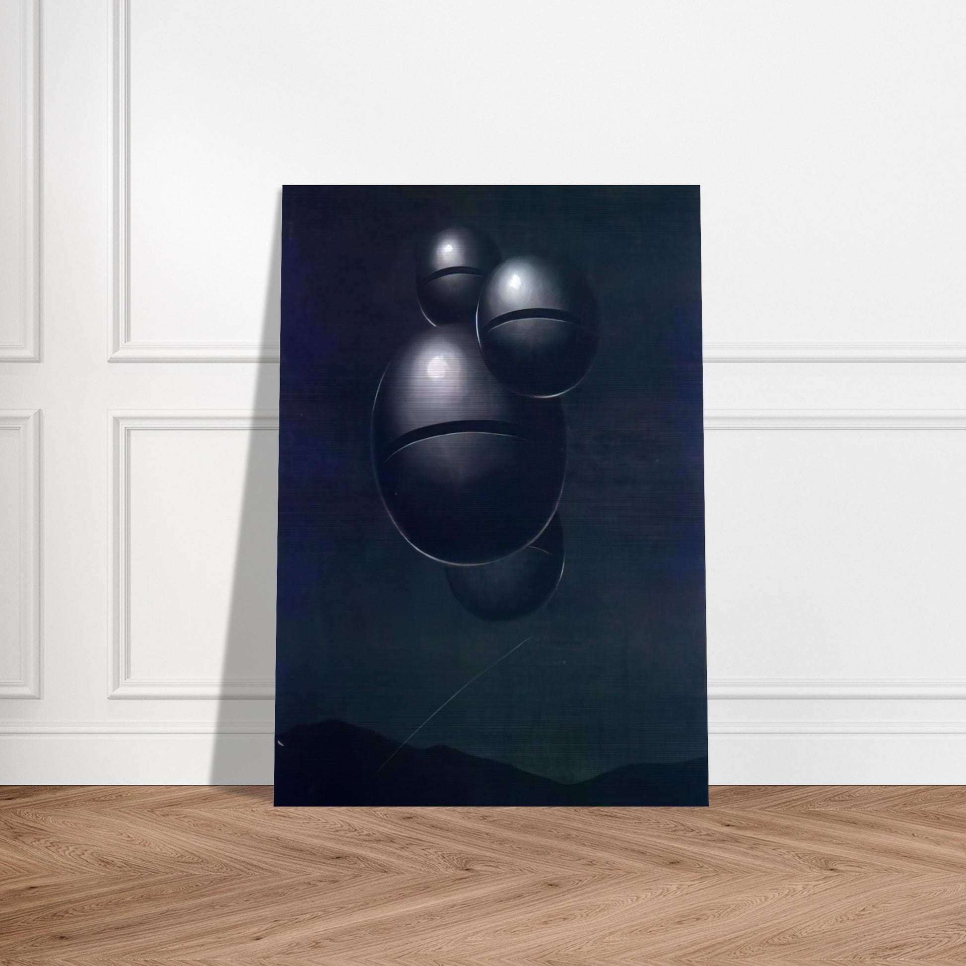 THE VOICE OF SPACE 1928 1 - Rene Magritte Brushed Aluminum Print - 70x100 cm / 28x40 inches | Rene Magritte Aluminum Print | Rene Magritte Prints