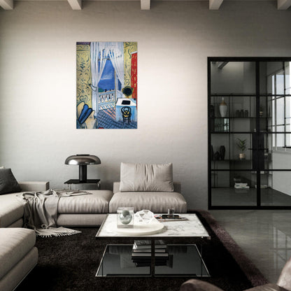 INTERIOR WITH A VIOLIN CASE 1919 - Henri Matisse Brushed Aluminum Print - 70x100 cm / 28x40 inches | Henri Matisse Aluminum Print | Henri Matisse Prints