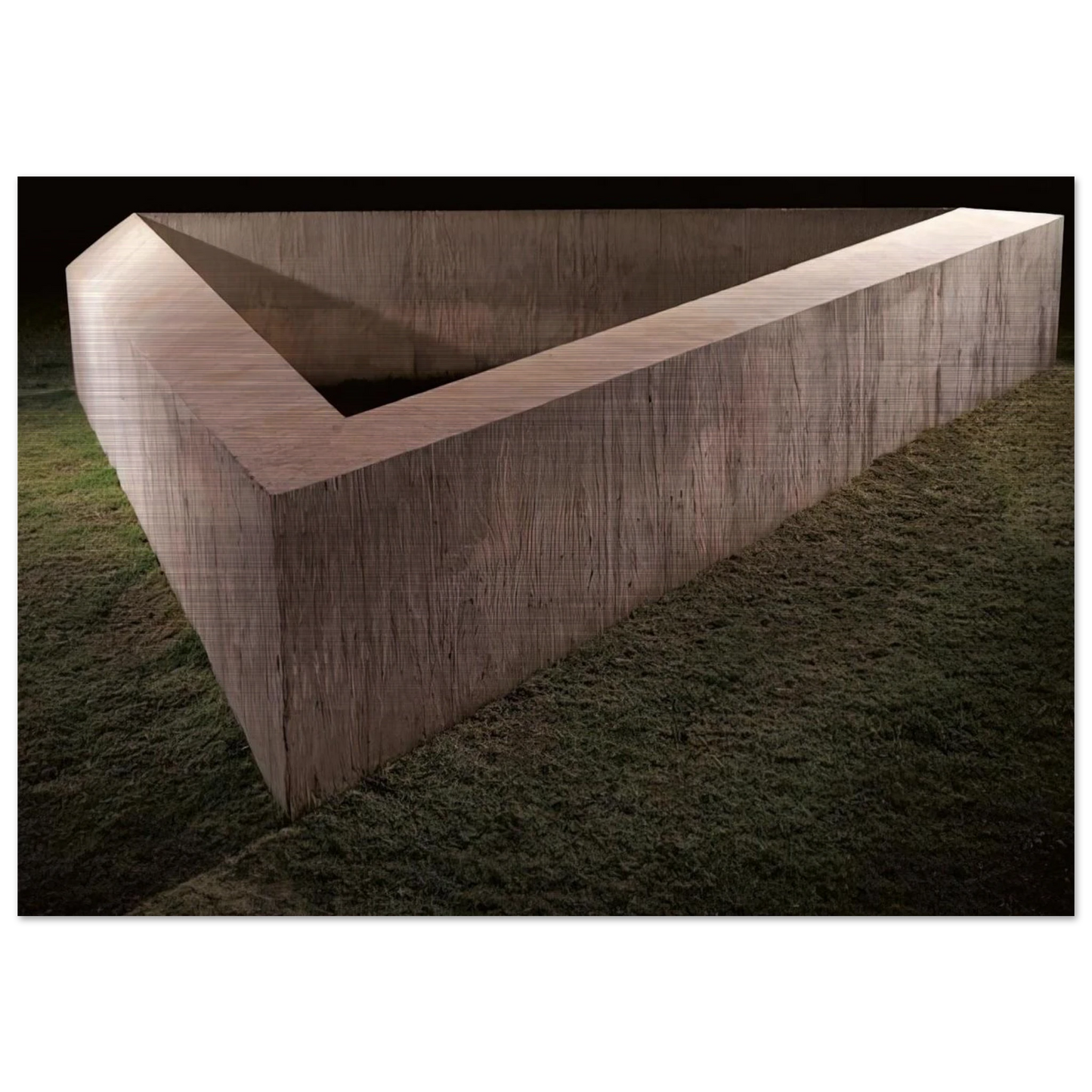 Untitled Adelaide - 1975 - Donald Judd Brushed Aluminum Print - 70x100 cm / 28x40 inches | Donald Judd Aluminum Print | Donald Judd Prints