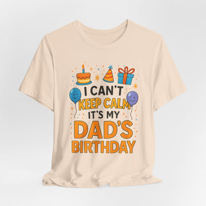 Regalo de cumpleaños para papá No puedo mantener la calma Es el cumpleaños de mi papá Feliz padre