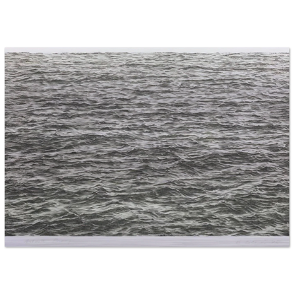 OCEAN 1975 - Vija Celmins Brushed Aluminum Print - 70x100 cm / 28x40 inches | Vija Celmins Aluminum Print | Vija Celmins Prints