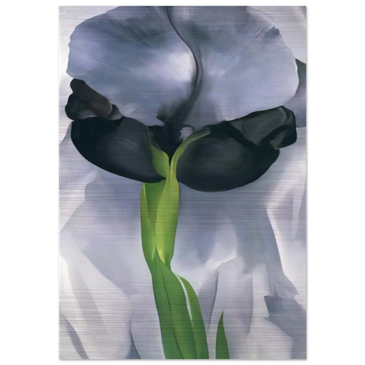 Iris 7 - Georgia O'Keeffe Brushed Aluminum Print - 70x100 cm / 28x40 inches | Georgia O'Keeffe Aluminum Print | Georgia O'Keeffe Prints