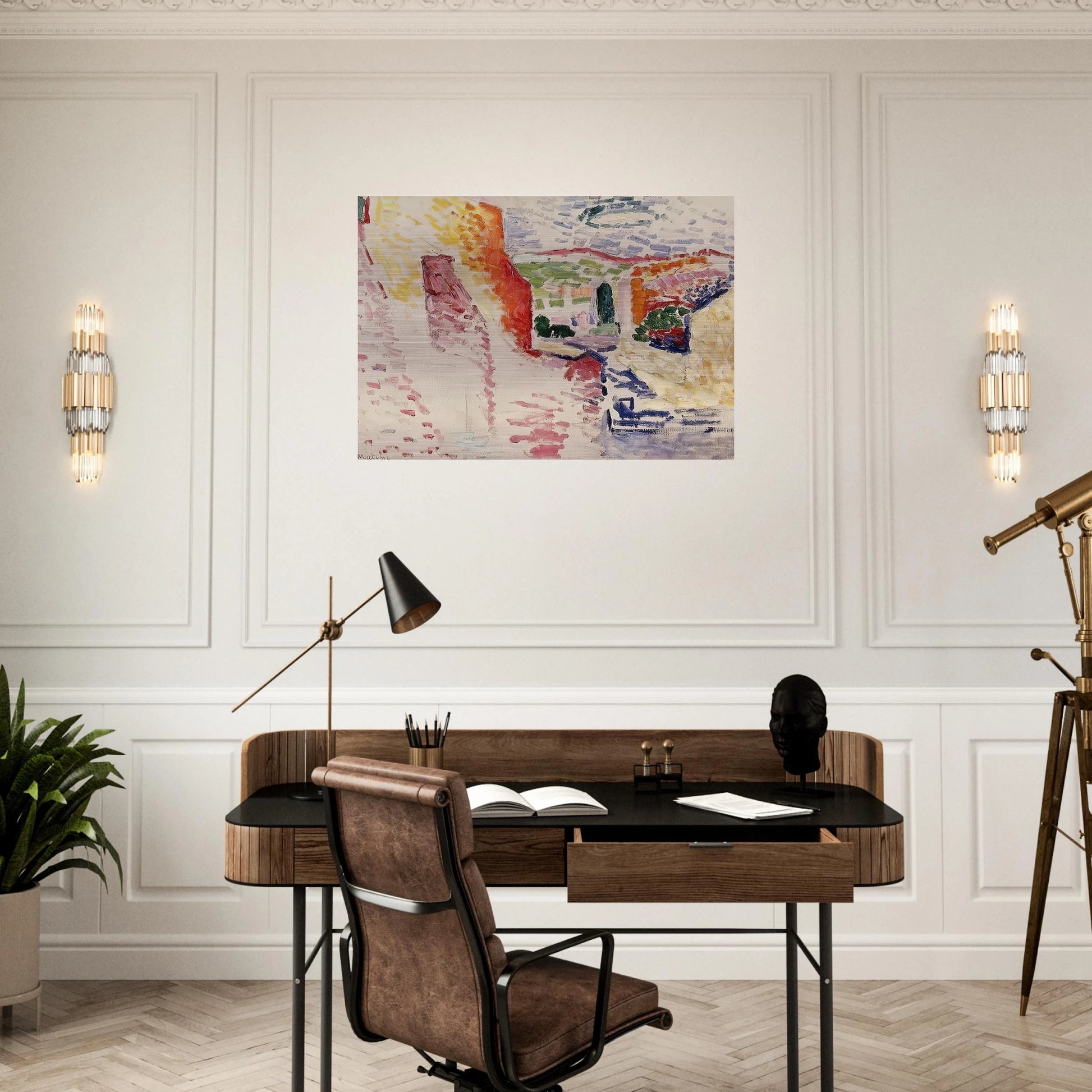 SUN STREET 1905 - Henri Matisse Brushed Aluminum Print - 70x100 cm / 28x40 inches | Henri Matisse Aluminum Print | Henri Matisse Prints