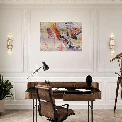 SUN STREET 1905 - Henri Matisse Brushed Aluminum Print - 70x100 cm / 28x40 inches | Henri Matisse Aluminum Print | Henri Matisse Prints