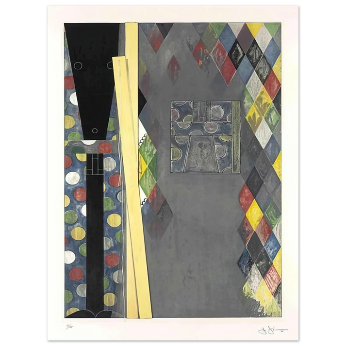 Jasper Johns - BUSHBABY 2004  75x100 cm / 30x40inches Fine Art Poster