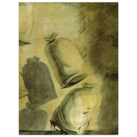 Salvador Dali - SET DESIGN FOR THE BALLET LOS SACOS DEL MOLINERO 1  75x100 cm / 30x40inches Fine Art Poster