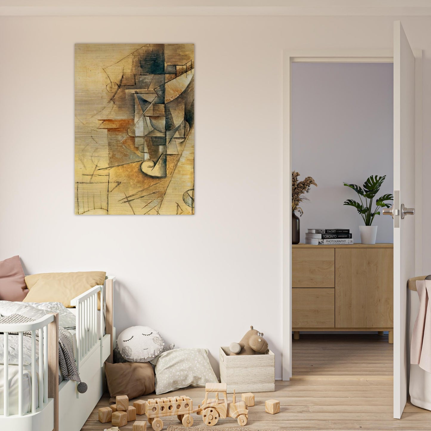 A glass - Pablo Picasso Brushed Aluminum Print - 70x100 cm / 28x40 inches | Pablo Picasso Aluminum Print | Pablo Picasso Prints