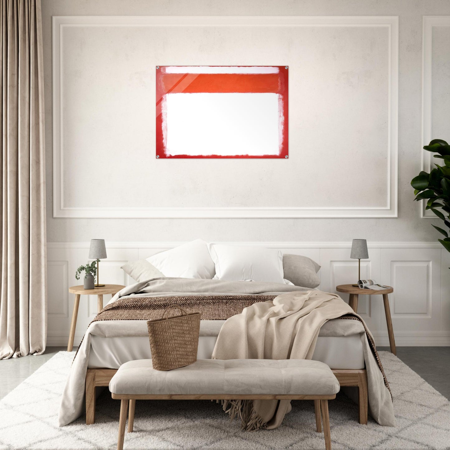 No. 16 - 1957 - Mark Rothko Acrylic Print - 70x100 cm / 28x40″ inches | Mark Rothko Wall Art | Mark Rothko Prints