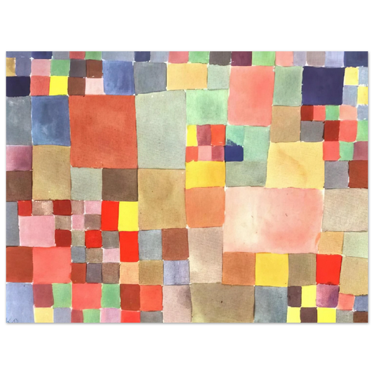 Paul Klee - FLORA ON SAND 1927  75x100 cm / 30x40inches Fine Art Poster