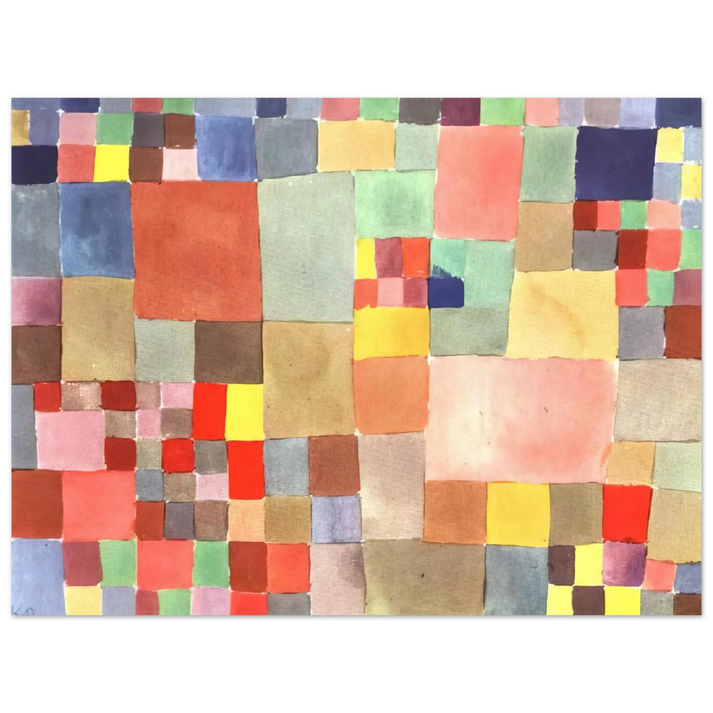 Paul Klee - FLORA ON SAND 1927  75x100 cm / 30x40inches Fine Art Poster