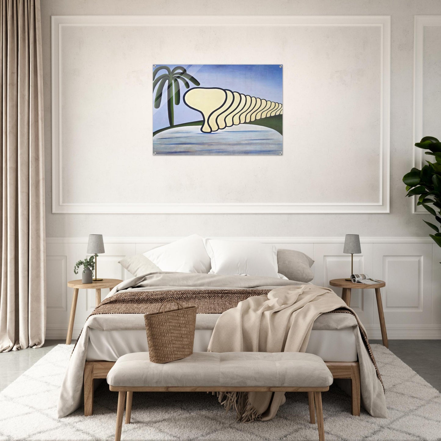 Sleep - Tarsila do Amaral Acrylic Print - 70x100 cm / 28x40″ inches