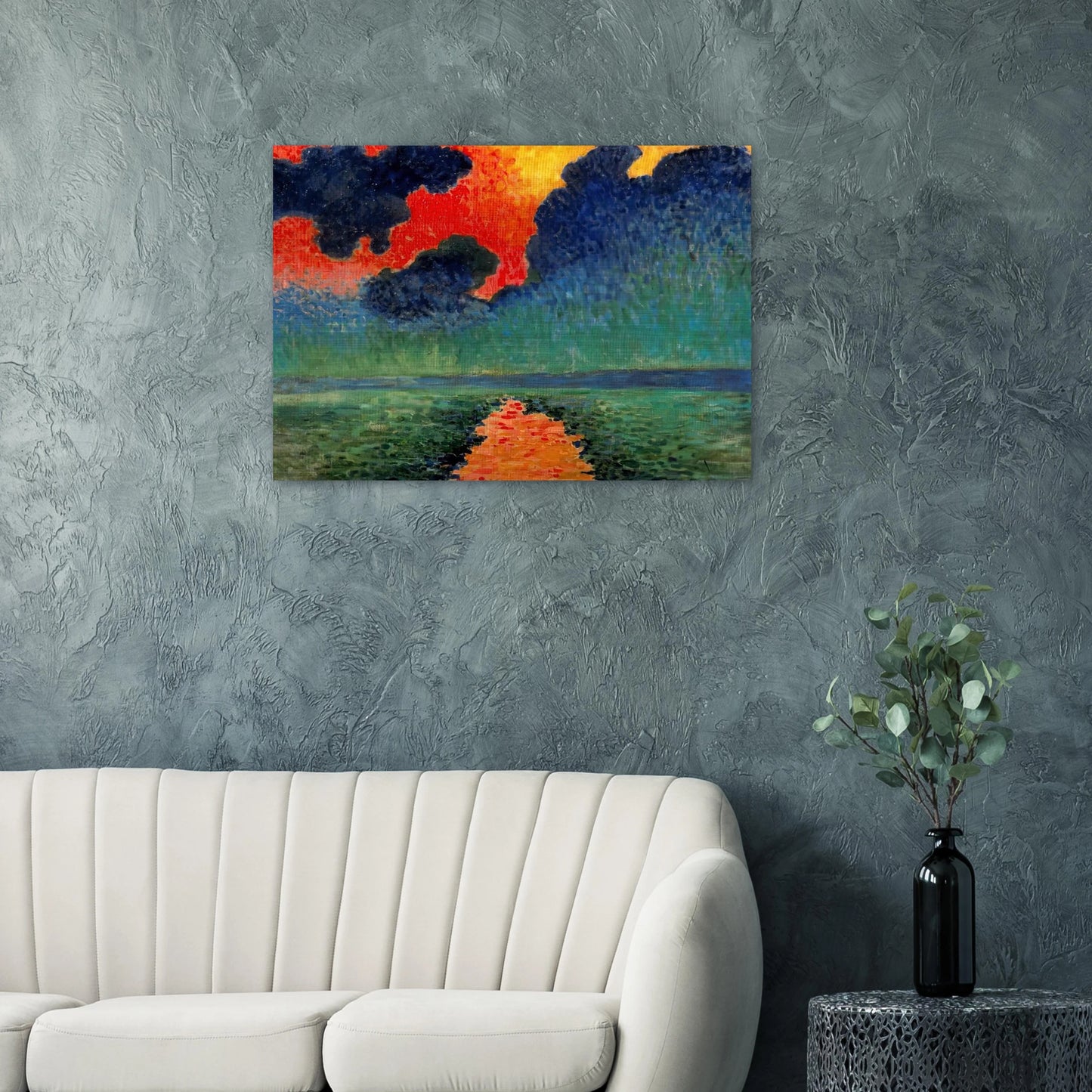 EFFECT OF SUN ON THE WATER LONDON 1906 - Andre Derain Brushed Aluminum Print - 70x100 cm / 28x40 inches | Andre Derain Aluminum Print | Andre Derain Prints