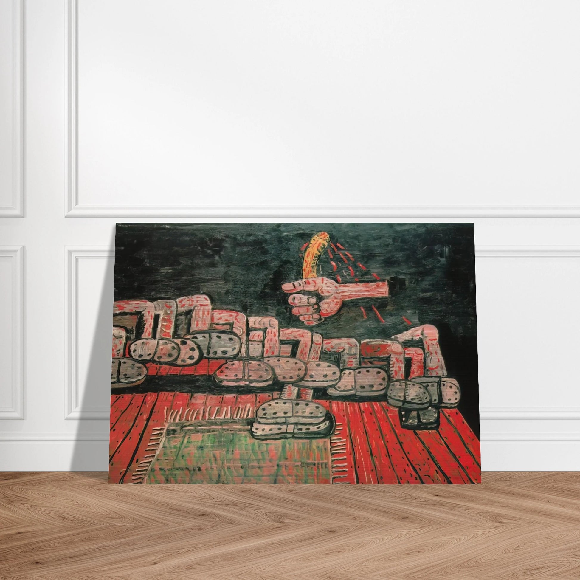 ROOM - Philip Guston Brushed Aluminum Print - 70x100 cm / 28x40 inches | Philip Guston Aluminum Print | Philip Guston Prints