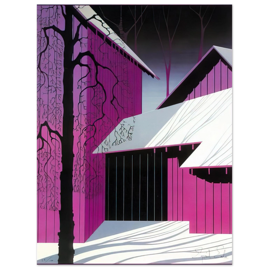 Eyvind Earle - Amethyst  75x100 cm / 30x40inches Fine Art Poster