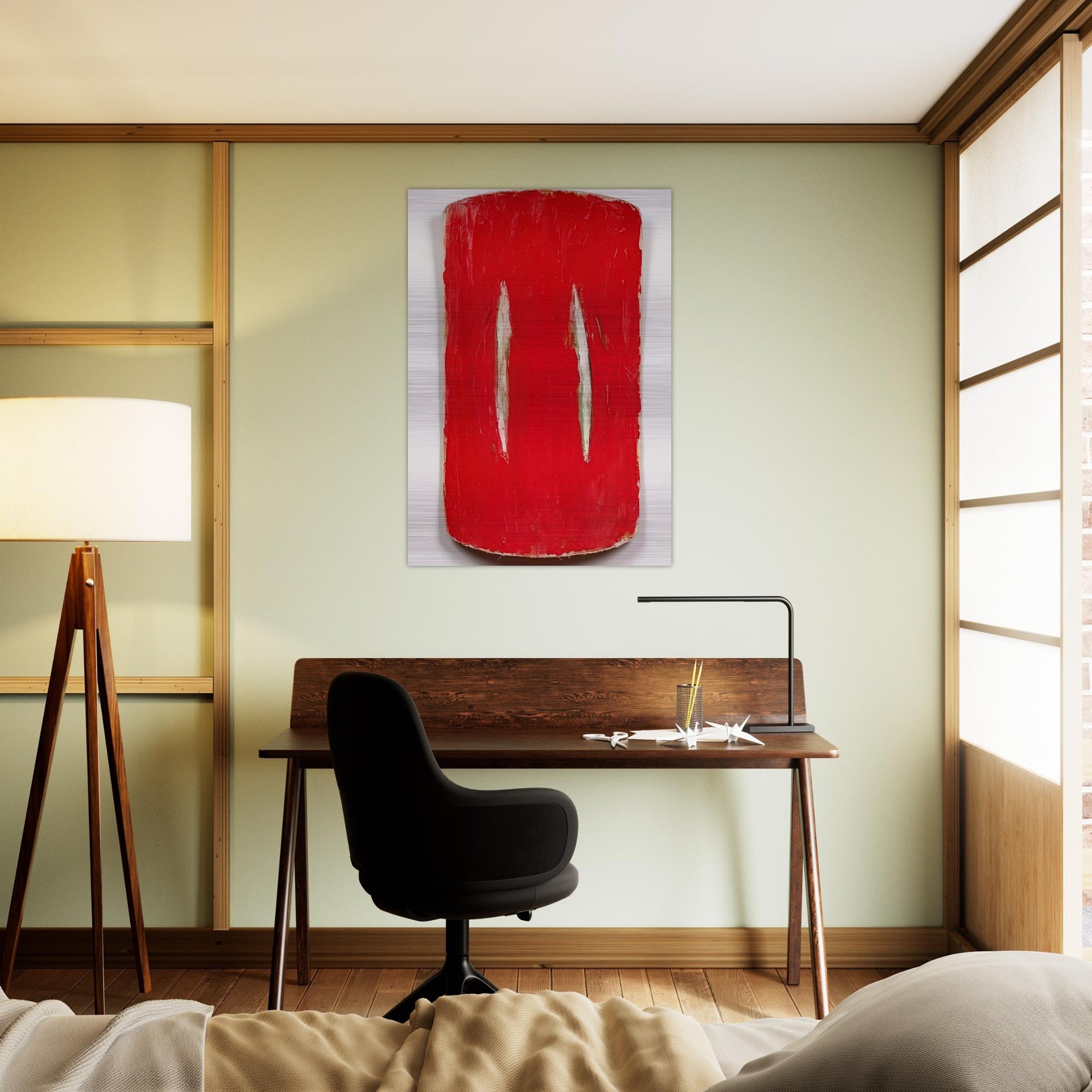 Old Flame - 1974 - Ron Gorchov Brushed Aluminum Print - 70x100 cm / 28x40 inches | Ron Gorchov Aluminum Print | Ron Gorchov Prints
