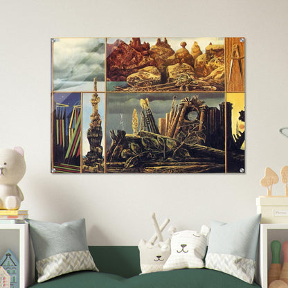 Painting for Young People - Max Ernst Acrylic Print - 70x100 cm / 28x40″ inches