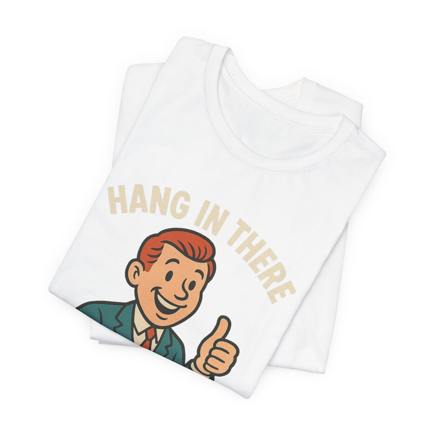 Camiseta divertida con cita sarcástica "Aguanta, que empeora", humor negro, camiseta gráfica divertida.
