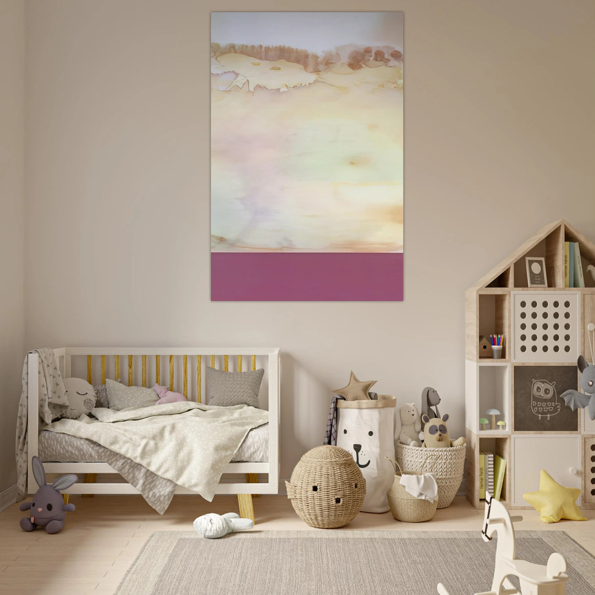 Akrab - 1969 - Ronnie Landfield Art Prints - 100x150 cm / 40x60″ inches | Ronnie Landfield Poster | Ronnie Landfield Prints